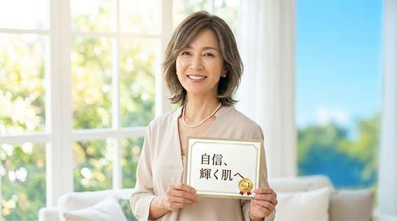 50代から輝く肌へ